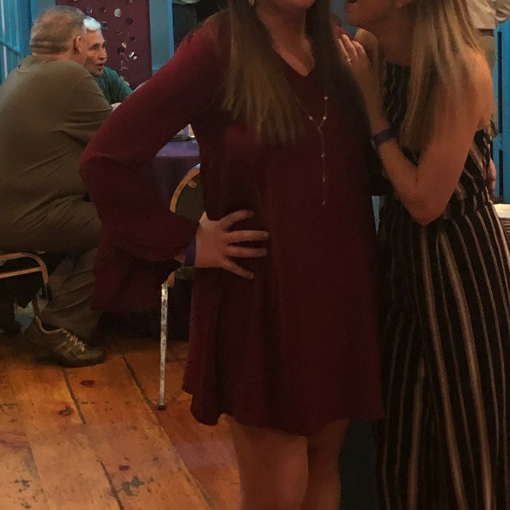Maroon dress